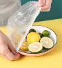 100/300/500 pezzi Saran Wrap copertura per alimenti usa e getta sacchetto di immagazzinaggio di frutta e verdura sacchetto elastico per conservazione fresca da cucina