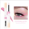 12 kleuren Matte vloeibare eyeliner ingesteld voor oogmake -up, waterdichte superstay langdurige matte eye liners potlood