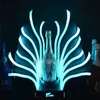 Peacock Tail świecący Prezenter butelki wina LED LED LED LILOT BUTTEK PHING SHEFT VIP Taca do baru do baru w klubie nocnym