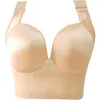 Sujetadores Tallas grandes Push Up Bra Copa profunda Ocultar espalda Ropa interior gorda Shaper Incorporado Cobertura completa Lencería Y231102