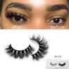 Make -upgereedschap 3D ECHTE Mink False wimper Strip Mink Lashes Dikke nep False wimpers Make -up schoonheid Handgemaakt 100% Glitter Packing D101 230403