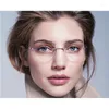 Sunglasses Frames Ultra-Light Memory Titanium Rimless Optical Frame Women Men Alloy Glasses Myopia Prescription Eyeglasses Eyewear