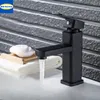 Rubinetti per lavandino del bagno Rubinetto per lavabo Accessori per lavabo nero e freddo Miscelatore per acqua due in uno