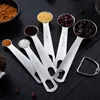 Measuring Tools 6PcsSet Stainless Steel Spoon Baking Kitchen Supplies 230331