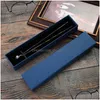 Jewelry Stand 12Pcs Square Paper Packaging High Quality 7X9X3Cm Blue Necklace Ring Earrings Bracelet Gift Box For Valentines Dhgarden Dhy1R