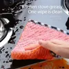 Tischdecke Öl Küchengeschirrtücher Wischlappen Saugfähig 5 Stück Tägliche Handtuchreinigungsprodukte Für Haushaltsgeräte