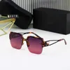 Sunglasses Designer 2023 New Nylon Tr Women's Metal Fan Pointed Cargo Driving Glasses Straight Chic 23YQ