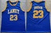 College High School Laney Bucs Jersey 23 Michael Basketball North Carolina Tar Heels For Sport Fans Pure Cotton Stitched Black Blue White Yellow University NCAA