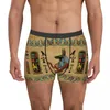 Unterhose Ägyptisches Anubis-Ornament auf antikem Höschen Shorts Boxershorts Herrenunterwäsche Druck