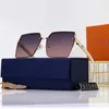 Solglasögon designer Ny polariserad kvinnors modegradient UV -skydd avancerad sense ins j53g
