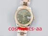 Woman Watch 2813 Movement Automatic Watches 904L مصمم فولاذي مصمم 31 مم قطره الياقوت