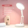 Desk Lamps Kawaii Cat LED Table Lamp Children Study Eye Protection Desk Lamp Long Battery Life Smart Bedroom Cute Night Lamp Kid Gift Q231104