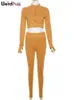 Men's Tracksuits Weird Puss Sporty 2Piece Set Women Tracksuit Ribbed Casual Fitness Tight Zip Jersey+Leggings Streetwear Matching Stretch Outfits