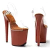 Sandały Laijianjinxia 20 cm/8 cali Pvc Upper Fashion Seksowna egzotyczna platforma na wysokim obcasie Kobiety Buty taneczne 165