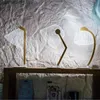 Desk Lamps Ins Hot 3D Effect LED Study Lights Wood Support Acrylic Light Concise Bedroom Reading Night Light With USB Plug Free Shipping Q231104