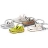 3D Basketball Sneaker Shoes KeyChains Fashion Designer Football Silicone Shoe keyring Men Women Pendant Key Chain Car Handbag Key Holder