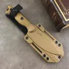 Ka-Bar BK18 Becker Harpoon Sabit bıçak bıçağı D2 Blade Nyloin Fiber Kulplar Açık Hava Av Kampı Hayatta Kalma Taktik Bıçaklar EDC Araçları