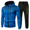 Designer Sweat Suit Two Piece Set Sports Sweatpants with Long Sleeve Hoodie for Spring Autumn 3XL Mens Clothing