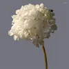 Dekorativa blommor Simulering Hydrangea Silk Flower Single Plastic Artificial Shop Decoration Arrangement Wedding