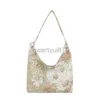 Shoulder Bags Handbags Women's shoulder bag painting floral printing casual canvas large capacity handbag women's fashion shopping bagqwertyui879