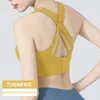 Yoga-Outfit Hochfester, absorbierender Sport-BH Nude Top Running Fitness Damen Nylon-Unterwäsche Bralette für Damen