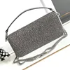 Diamonds Designer Bag Crossbody Bag Handbags Women Shoulder Bags Metal Sliding Chain Flap Magnetic Buckle Clutch Purse Square