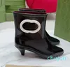 designer de botas femininas Bota de tornozelo intertravada Itália marca de moda de luxo
