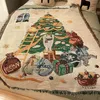 Cobertores anos presentes cobertor nutcracker árvore de natal estrela lance cama macia colcha decoração de natal para casa 231102