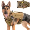 Dog Collars Leashes Tactical Molle Harnes for Large Vest with Side Bags Pouches Working Training230403