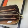 2023 en kaliteli moda desinger çanta kadınlar debriyaj cüzdanı en kaliteli deri cüzdan çift fermuar cüzdan bayan bayanlar uzun klasik çanta