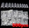 500st Clear French Acrylic Artificial False Half Fake Nail Art Tips Makeup DIY5986864