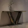 Płyty dekoracyjne stoły konsolowe luksusowe styl wejściowy stół