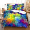 Ensembles de literie Art Aquarelle Amour Graffiti Housse de couette avec taies d'oreiller Ensemble de points d'encre Fordormitory Home El Bedroom Comforter Cove