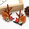 Christmas New Product Hairpin 2023 Network Red Cute Deer Horn Jewelry Headwear Pair Clip cosplay