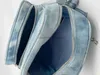 Axelväskor Soul Bag Personlig konstnärsväska färgad denim handbagstylishhandbagsstore