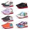 Neue Männer Red Bottoms Triple Casual Schuhe Reglisse Orlato Flache Herren Low Top Dress Party Wanderschuhe Mode Red Bottom Sport Turnschuhe