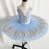Tańca Blue Bird Purplel Professional Balet Dance Tutu Tutu Ruffle Edges Classic Ballet Tutu Dress for Girl