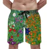 Pantaloncini da uomo Gustav Klimt Board Summer Cottage Garden Print Classic Beach Men Sports Surf Costume ad asciugatura rapida