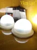 6 pièces DHL livraison gratuite Super lumineux batterie au Lithium alimenté Rechargeable RGB couleur changeante télécommande led vase lumière