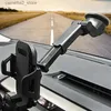 Bilhållare Ny kolfiberbil Mobiltelefonfäste Dashboard Navigation Teleskop Sug Cup Mobiltelefon Rack Bil Air Outlet Bracket Q231104