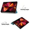 Tablethoes voor Samsung Galaxy Tab S8 S7 Plus A7 Lite 10.4 A8 Sterk magnetisch driebladig opvouwbaar folio Ultradun PU lederen standaardhoes voor Galaxy Tab S6 Lite