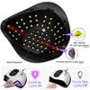 Nageltrockner 300W Professionelle Nageltrocknerlampe für die Maniküre Leistungsstarke UV-Gelnagellampe 66 LEDs Automatische Erkennung der Gelpoliermittel-Trocknungslampe 230403