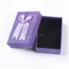 Torebki biżuterii torby 24pcs słodkie boknot pudełko prezentowe
