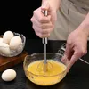 Semi-automatic Mixer Egg Beater Manual Self Turning 304 Stainless Steel Whisk Hand Blender Egg Cream Stirring Kitchen Tools