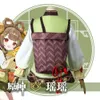 Genshin impacto cos feminino yaoyao cosplay roupas cesta animação roupas terno feminino jogo bonito luoli cosplay