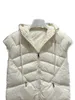 Women's Vests Down Jacket Vest Classic Models Hooded Drop Shoulder Sleeve Design Versatile And Comfortable 2023 Winter 1016