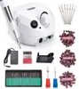 Electric Nail Drill Machine Set Manicure Sets Accessory Pedicure Kit Ceramic Bit Tools Accessories9203706