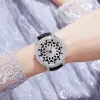 New Style Originality Unique Rotation Circular Large Dial Belt Watch Sports Waterproof Fashion Men And Women Quartz Watch