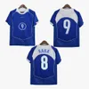 QQQQ8QQQ8 BRASIL 2004 SOCCER JERSEY RETRO 04 FOTBALL SHIRT Vintage Away Blue Uniform Ronaldinho Kaka Adriano R.Carlos Rivaldo Robinho Classic