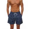 Mäns shorts JW58 2023 Summer Print Swimming Men Beach Pool Party Tight Swim Baddräkter Briefs Bikinis Sports badkläder